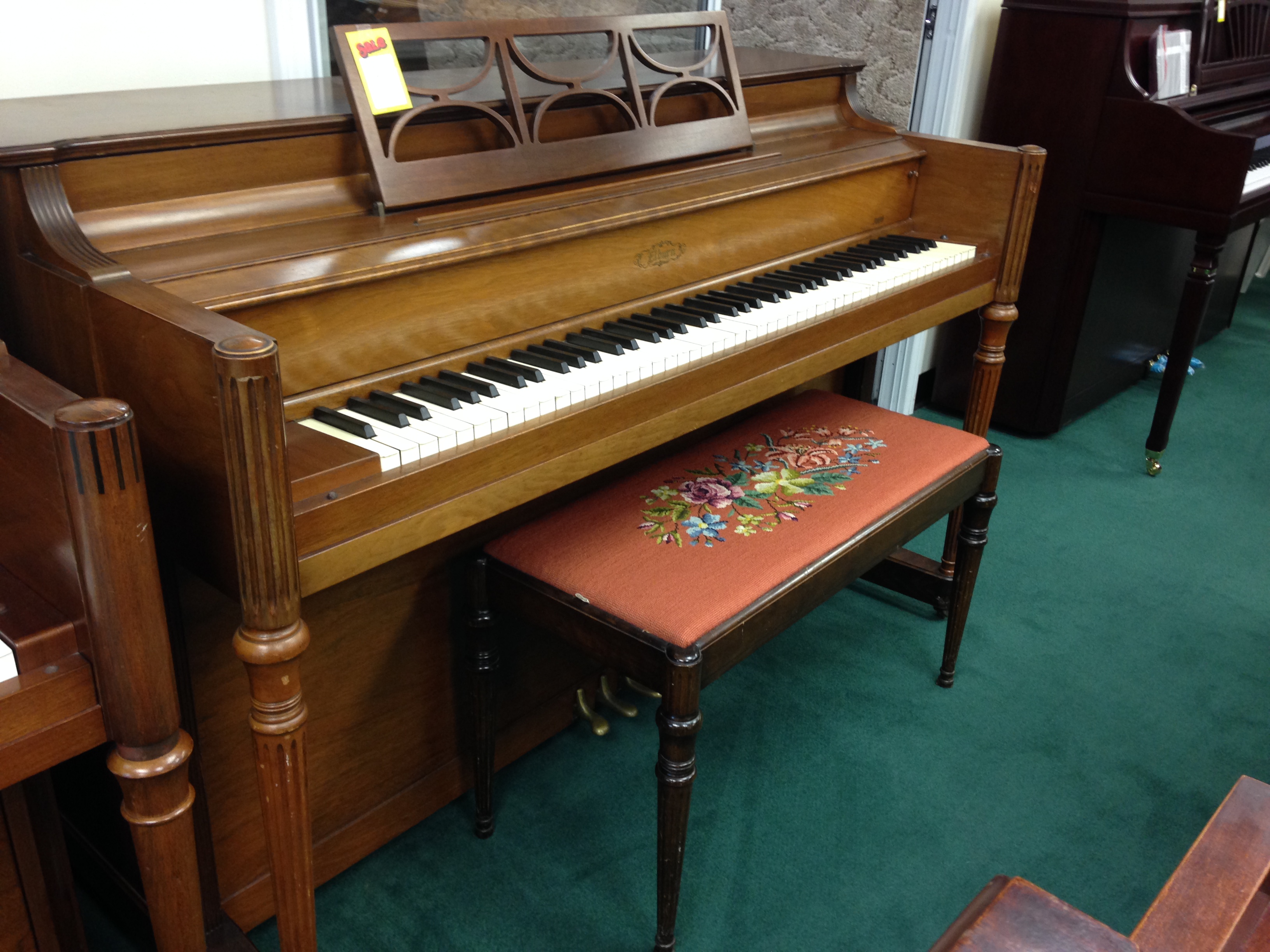 elburn 1917 upright grand piano